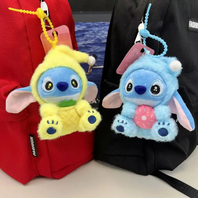 

14Cm Kawaii Stitch Plush Bag Pendant Keychain Cute Stuffed Animals Stitch Plush Doll Toys Car Decoration Gift Birthday Gift ﻿