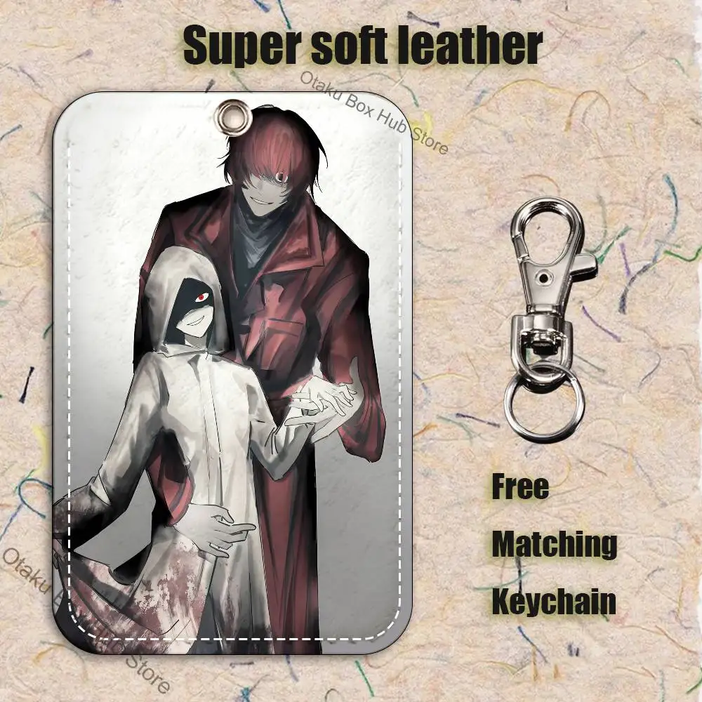 H-Homicipher S Holder Keychain For Bank Business Work Card Holder Student Card Protective Case Bus Card