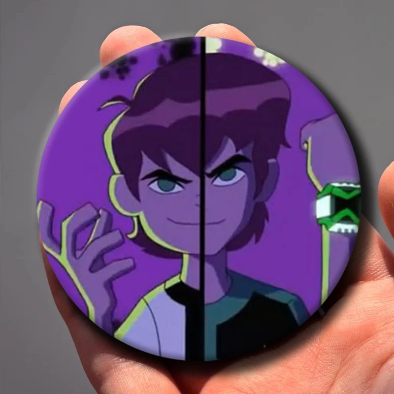 Anime Ben10 Omniverse Soft Button Pin Omnitrix Ben Tennyson Ultimate Alien Brooch Badge Bag Accessories Deocr Fans Collect Gifts