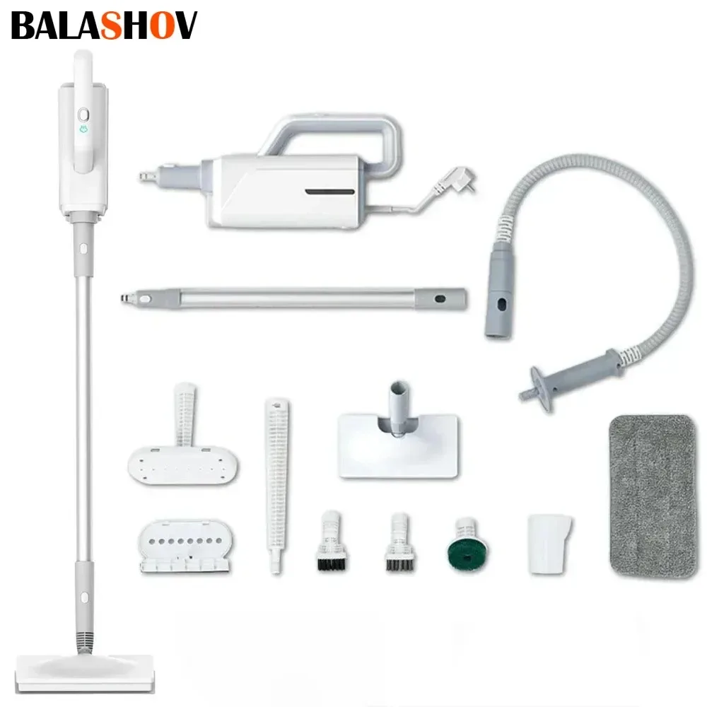 Pulitore per scopa a vapore con vapore ad alta temperatura portatile staccabile per pulire pavimenti