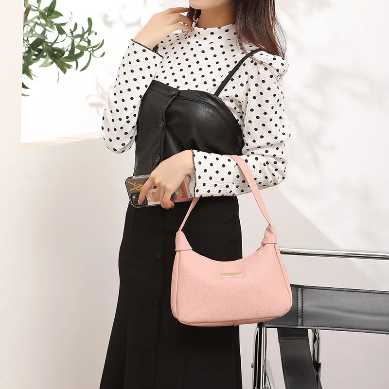 Summer Fashion Designer Bags for Women's Handbags Leather Female Shoulder Bag Versatile Ladies Underarm Small Square Bag 여성가방