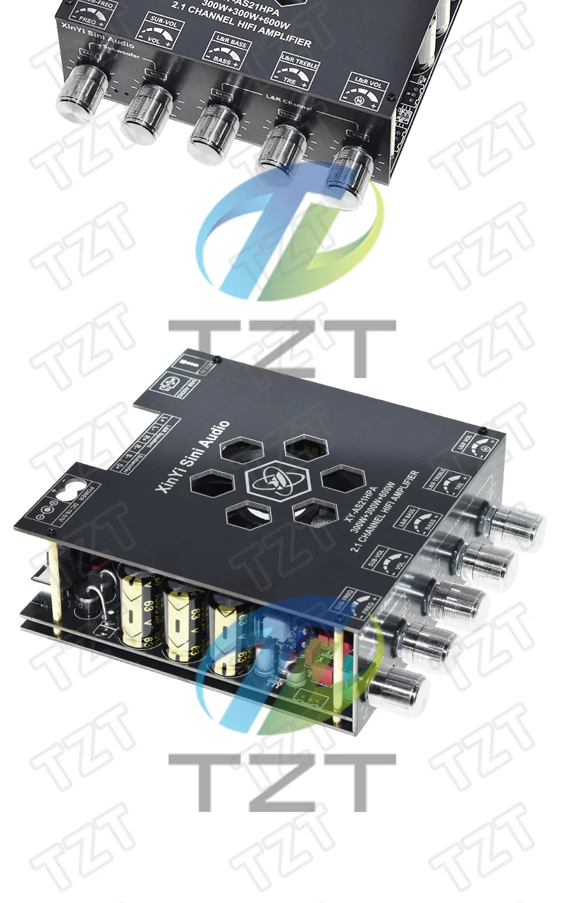 XY-AS21HPA Bluetooth High-Power Digital Verstärker Bord 2,1 Kanal Subwoofer 300 W * 2 + 600 W Dual TPA3255 Amplificador – Detail 8