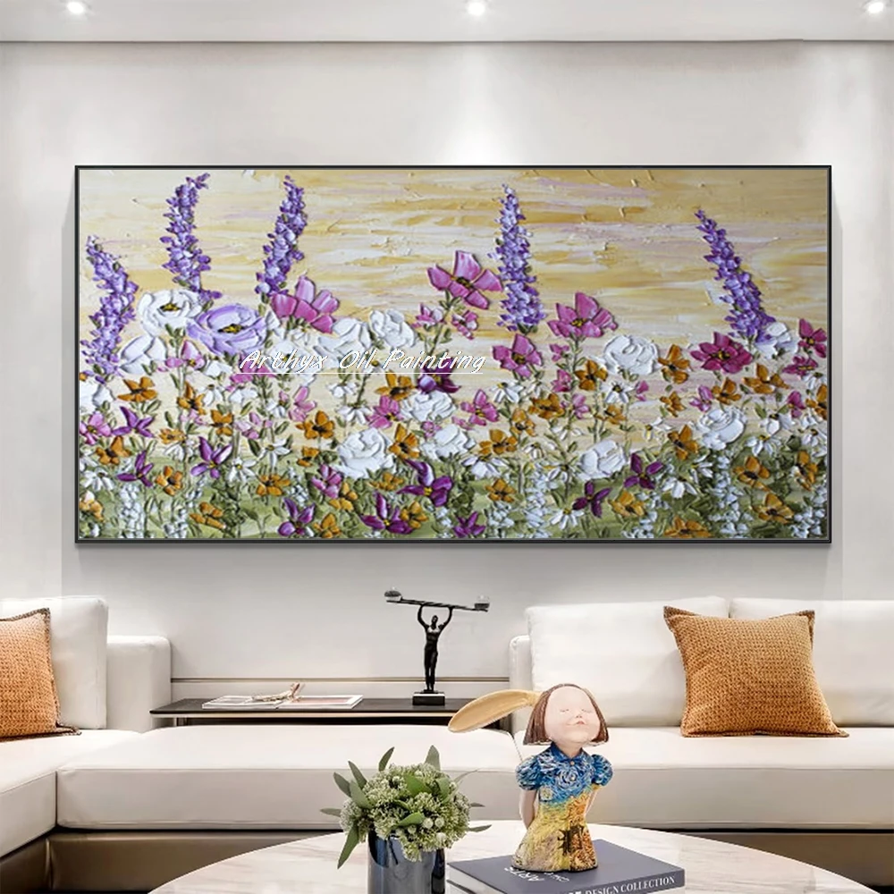 arthyx-grand-art-mural-peinture-a-l'huile-sur-toile-100-faite-a-la-main-image-de-fleur-abstraite-moderne-affiche-de-couteau-decoration-de-maison-sans-cadre