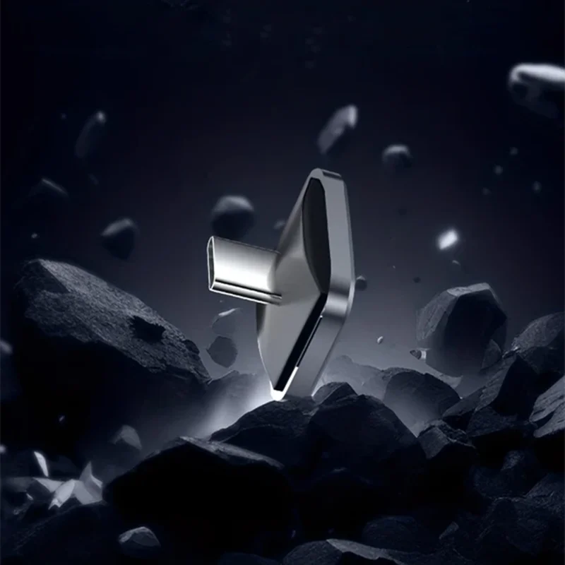 Free Custom Laser Engraving LOGO Black Mini Metal Car Music USB Flash Drive Type-C Interface 4GB 8GB 16GB 32GB 64GB 128GB