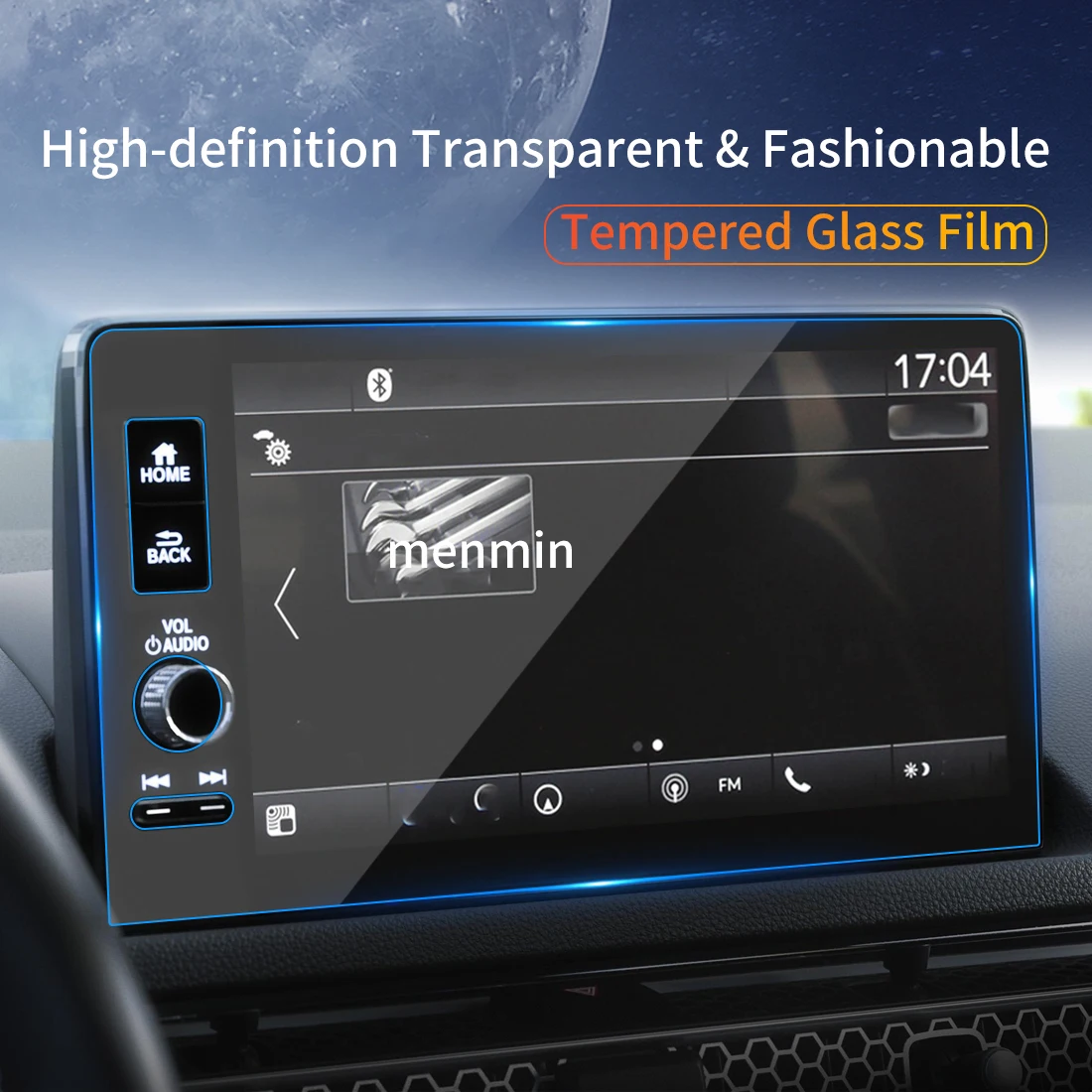 Tempered Glass Protective Film Navigation Carplay Video Screen Protector For HONDA HR-V 2023 Car Automotive Interior Accessories