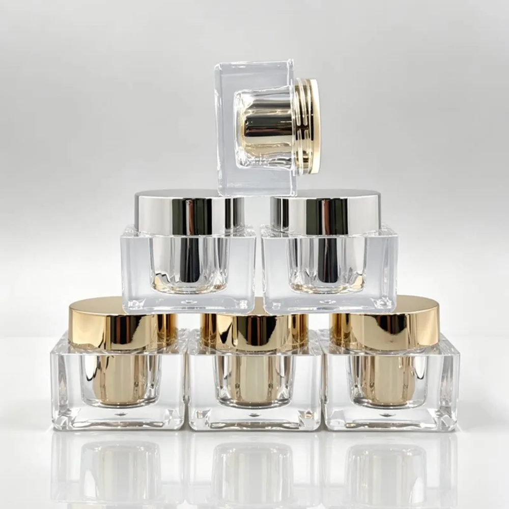 30 Pcs 20g 30g High End Empty Cosmetic Travel Jar Portable Sample Container for Eye Cream Face Cream Skincare Trial