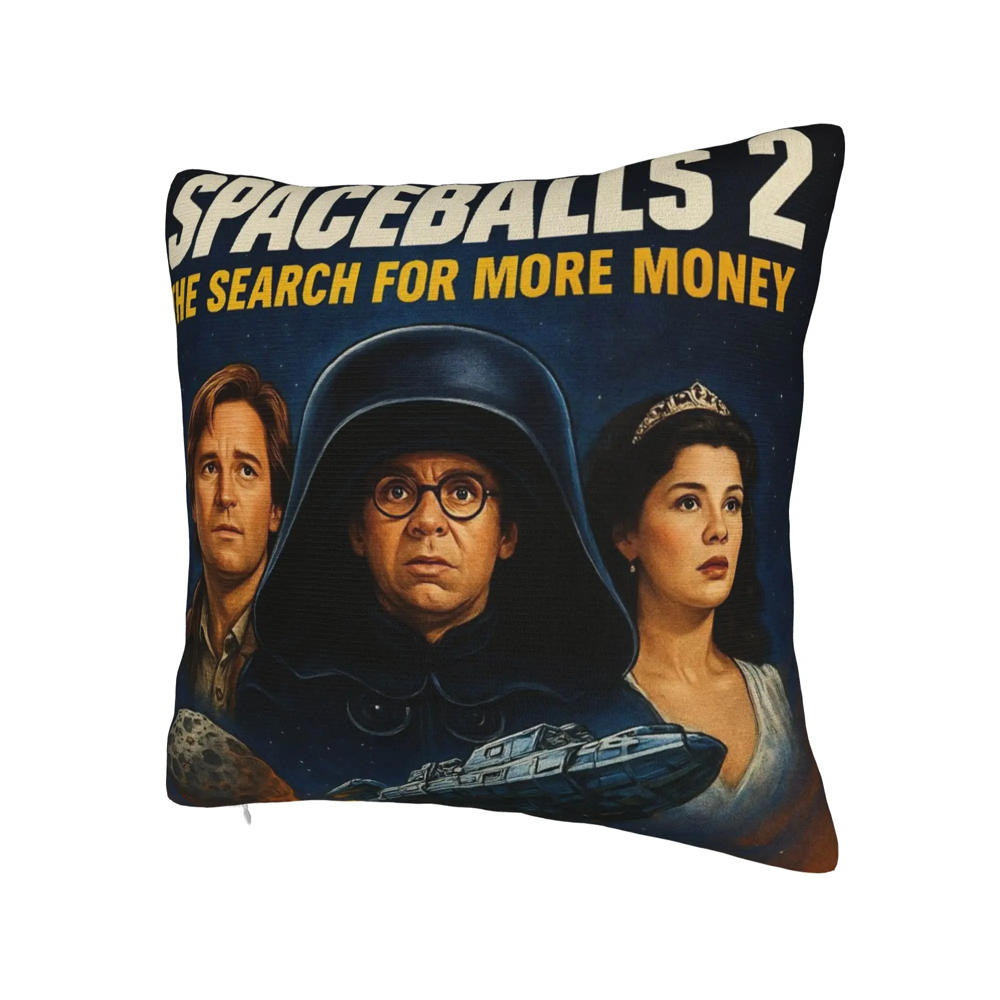 Decorative Pillow Cover Spaceballs Movie Merchandise Home  Pillow Case Cover Zippered Multi-Size