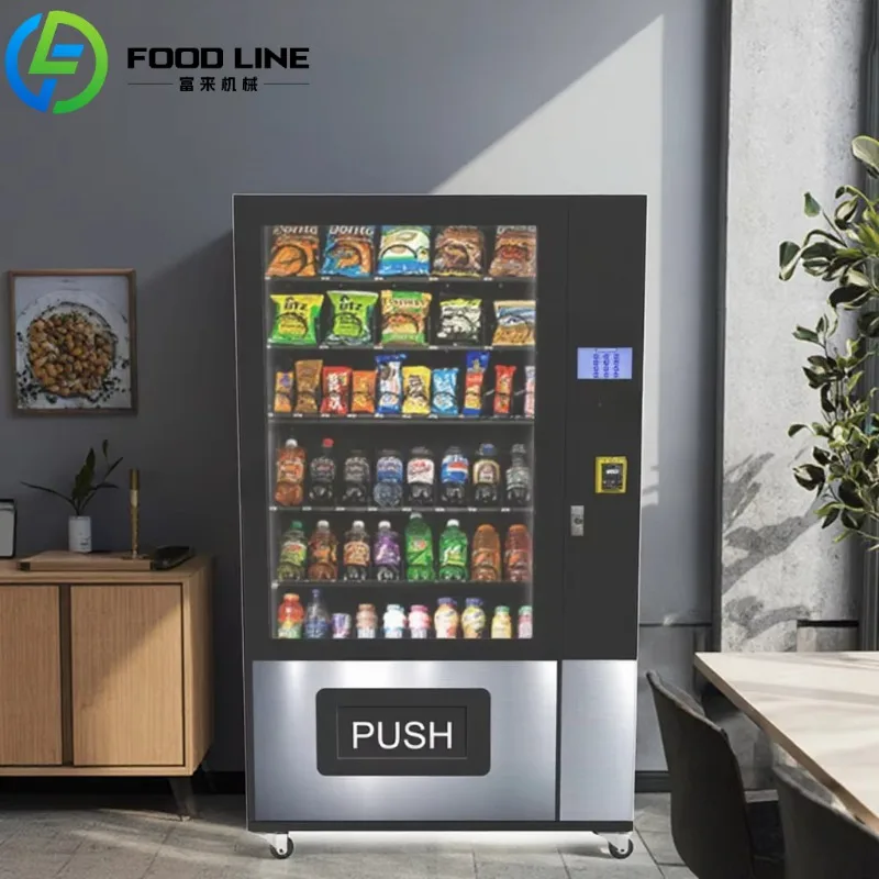 

Best-Selling Europe Drink Vending Machine - Snack Vending Machine for Food and Drinks with Cash, Coin Change