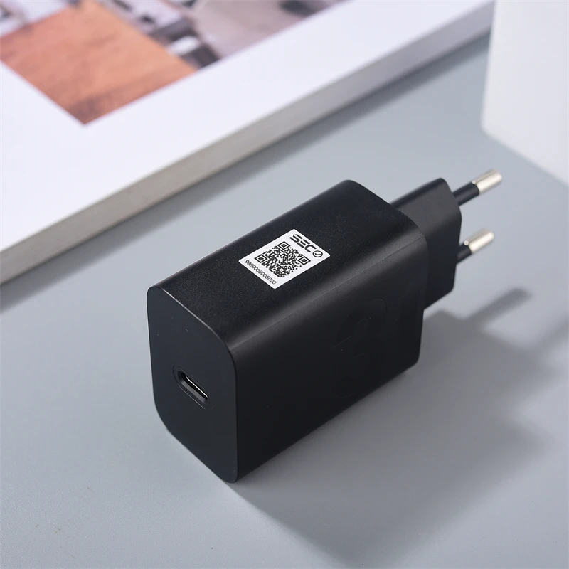 For Motorola 30W Fast Charger EU Wall Power Adapter Usb PD Type C Cable For Moto Edge 50/30/40 S50 NEO G64 G73 G200 G85 G75 G70 - náhled 3