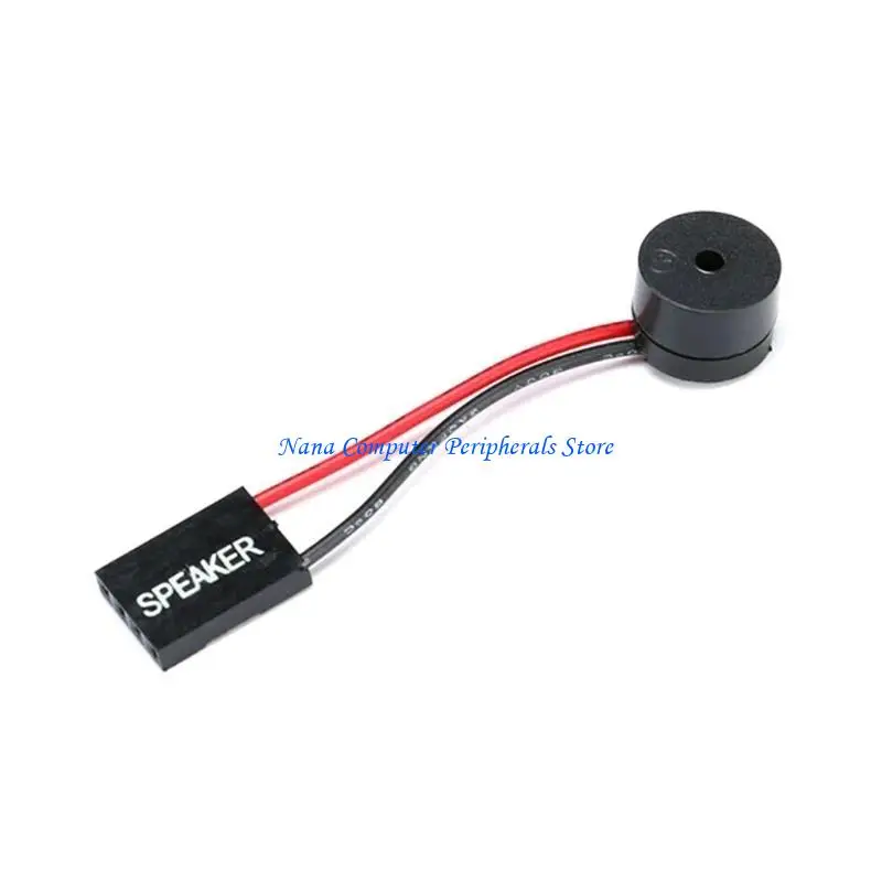 F68C 5Pcs 미니 플러그 스피커 PC 컴퓨터 마더보드 케이스 부저 보드 경고음