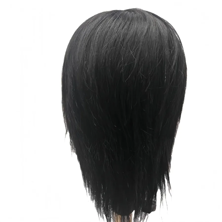 رأس عارضة أزياء واقعية مع شعر بشري لممارسة قص الشعر الاحترافية والتدريب على تصفيف الشعر في صالون الحلاقة وصالون إنفيرو