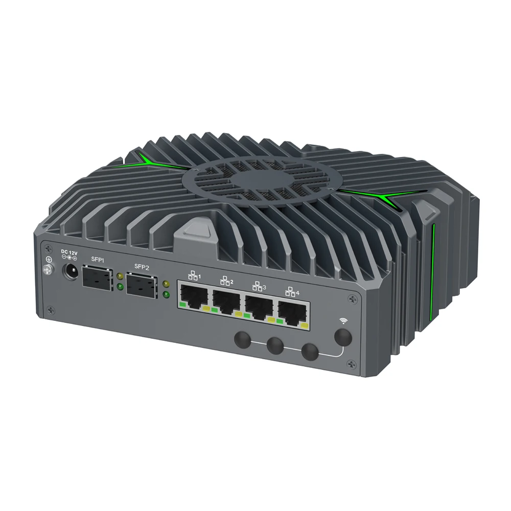 Gaming Mini PC i7 1255U i5 1235U WIFI6 COM HD DP Type-C 2*DDR5 Desktop Office/Home Computer 4*2.5G LAN Win11 2x10GbE SFP