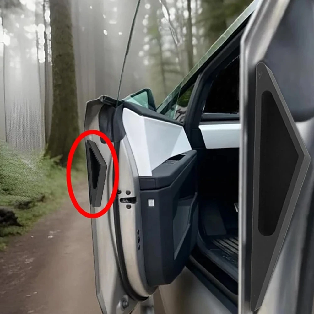 

4 PCS Dual-Grip Fingerprint Resistant Door Handles V2 for Tesla Cybertruck Anti-Fingerprint Design Durable UV Resistance