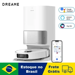 Dreame L10s Ultra Robot Vacuum, Auto Mop Limpeza e Secagem, Auto-Recargo e Auto-Esvaziamento, AI Navigation,Alexa, 5300Pa