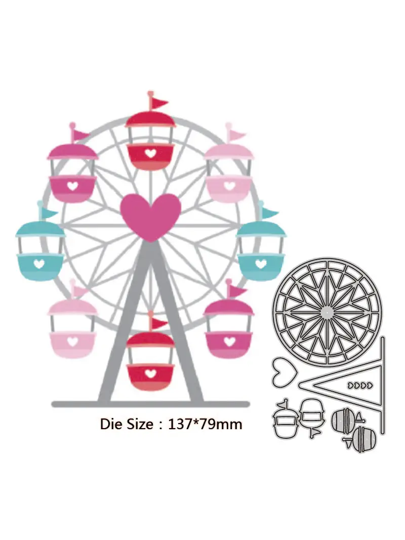Valentine\'s Day Chocolate Shaped Shaker Metal Cutting Layered Die Scrapbook Die Photo Album Decoration DIY Card Craft 2022
