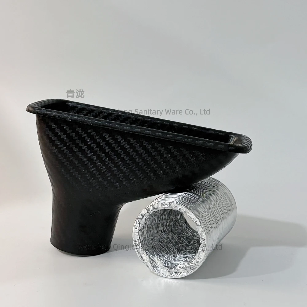 

Универсальный воздухозаборник для турбонаддува, комплект системы впуска воздуха в передний бампер автомобиля, имитация карбона ABS для охлаждения и повышения производительности