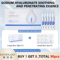 JOYRUQO Official Genuine Sodium Hyaluronate Soothing and Moisturizing Portable Disposable Essence 90pcs