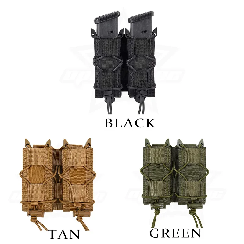 Poudres à double triple chargeur pour odor, 9mm, molle à ouverture, adaptées pour Glock 17 19, SIG