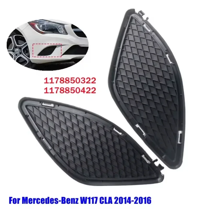 For 2014-2016 Mercedes-Benz CLA W117 Front Bumper Bezel Cover Grille 1178850322 1178850422