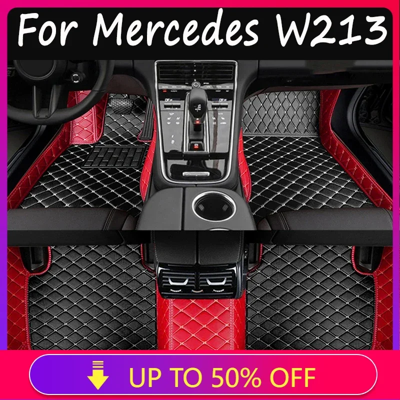 

Car Floor Mats For Mercedes W213 2017-2020 DropShipping Center Auto Interior Accessories Leather Carpets Rugs Foot Pads