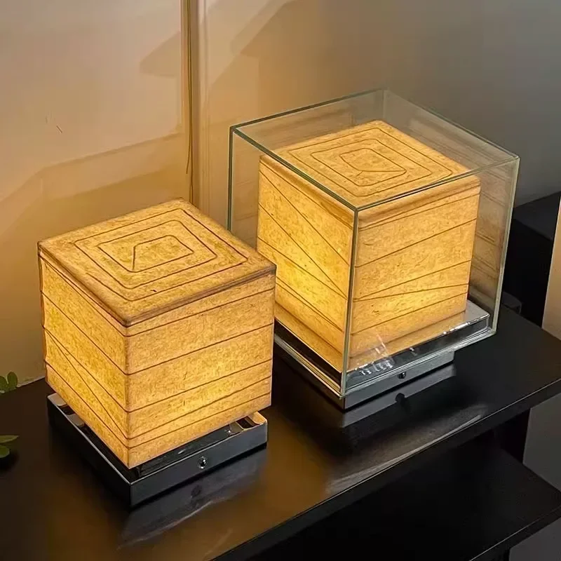 Hotel Bedroom Bedside Table Lamp Modern Simple Wabi Wind Touch Charging Corridor LED Wall
