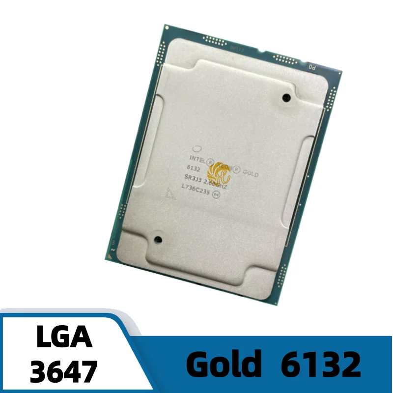 

Процессор Intel Xeon GOLD 6132 SR3J3, 2,60 ГГц, 14 ядер, 28 потоков, 140 Вт, LGA3647, GOLD6132