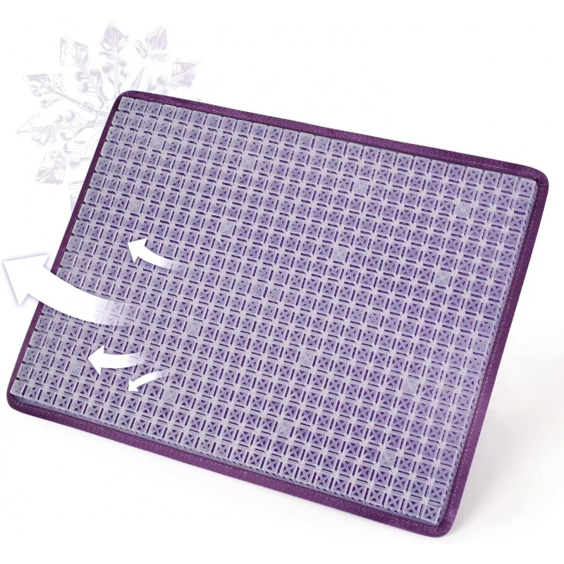 

Cooling 3D Air Mesh Breathable Comfort Car ,Long Sitting Ventilated Seat Cushion Pad for Office Chair,W