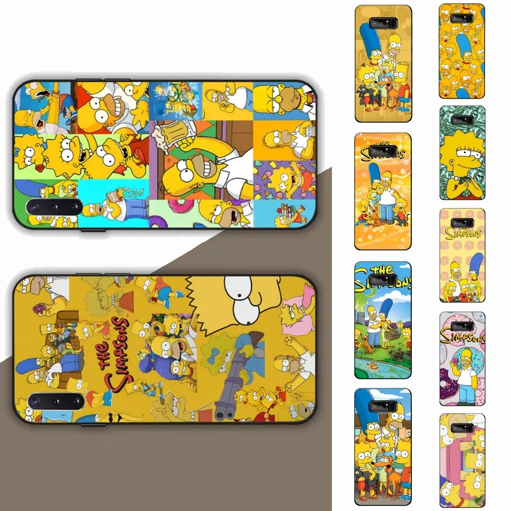 Cartoon The Homer S-Simpsons Phone Case For Samsung Note 8 9 10 20 pro plus lite M 10 11 20 30 21 31 51 A 21 22 42 02 03