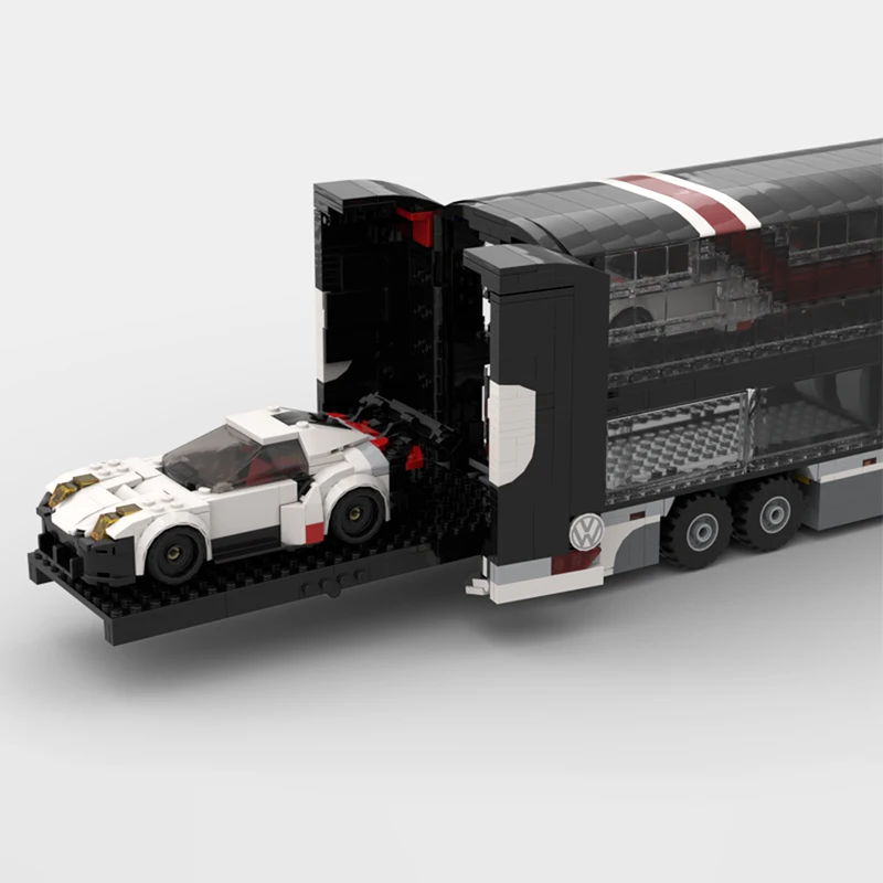 City Series Racing Transportvoertuig Bouwsteenmodel Passagiersvervoer Assemblage Technologie Bakstenen Speelgoed Kindercadeau