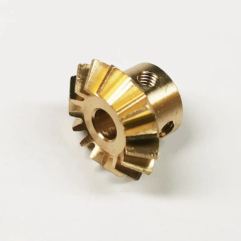 1Pcs Single Brass Bevel Gear 0.8 Mod 1:1 20/25/30 Teeth 90 Degree Right Angle Transmission Parts Machine Parts DIY
