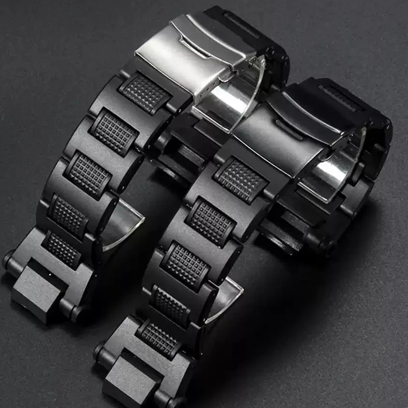 Plastic Watchband for Casio GW-A1100FC GW-A1000 GW-4000 GA-1000 Watch Strap High Quality Mens Sport Wristwatches Bracelet