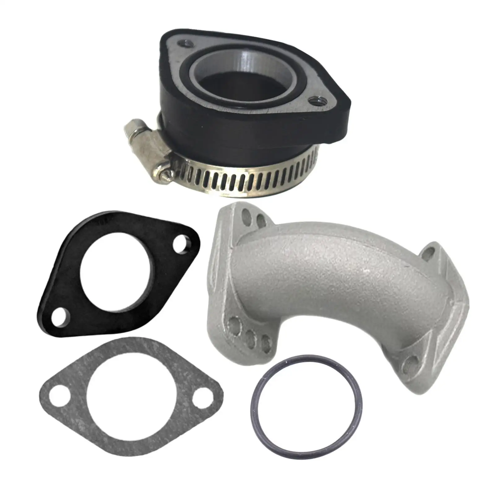 

Комплект фланцев и прокладок для мотоцикла, замена впускного адаптера карбюратора, резиновый чехол для мопеда, скутера, велосипеда