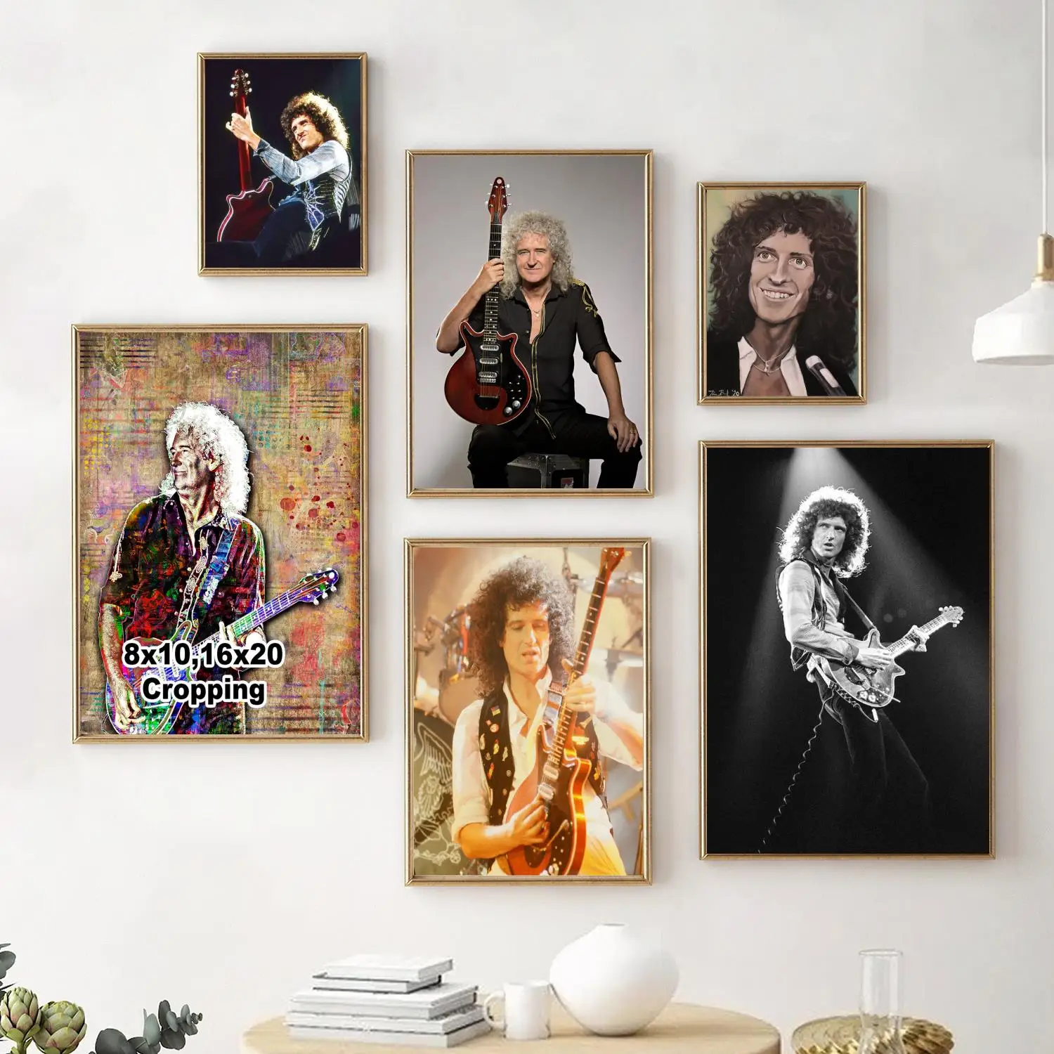 Brian May Poster Decorative Painting Canvas Poster Wall Art Living Room Posters Bedroom Painting