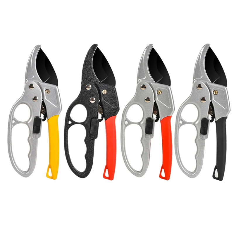 Ergonomic Pruning Shears - Titanium-Plated SK5 Steel, Quick Efficient Cuts, Labor-Saving Spring, For Garden And Fruit Harv