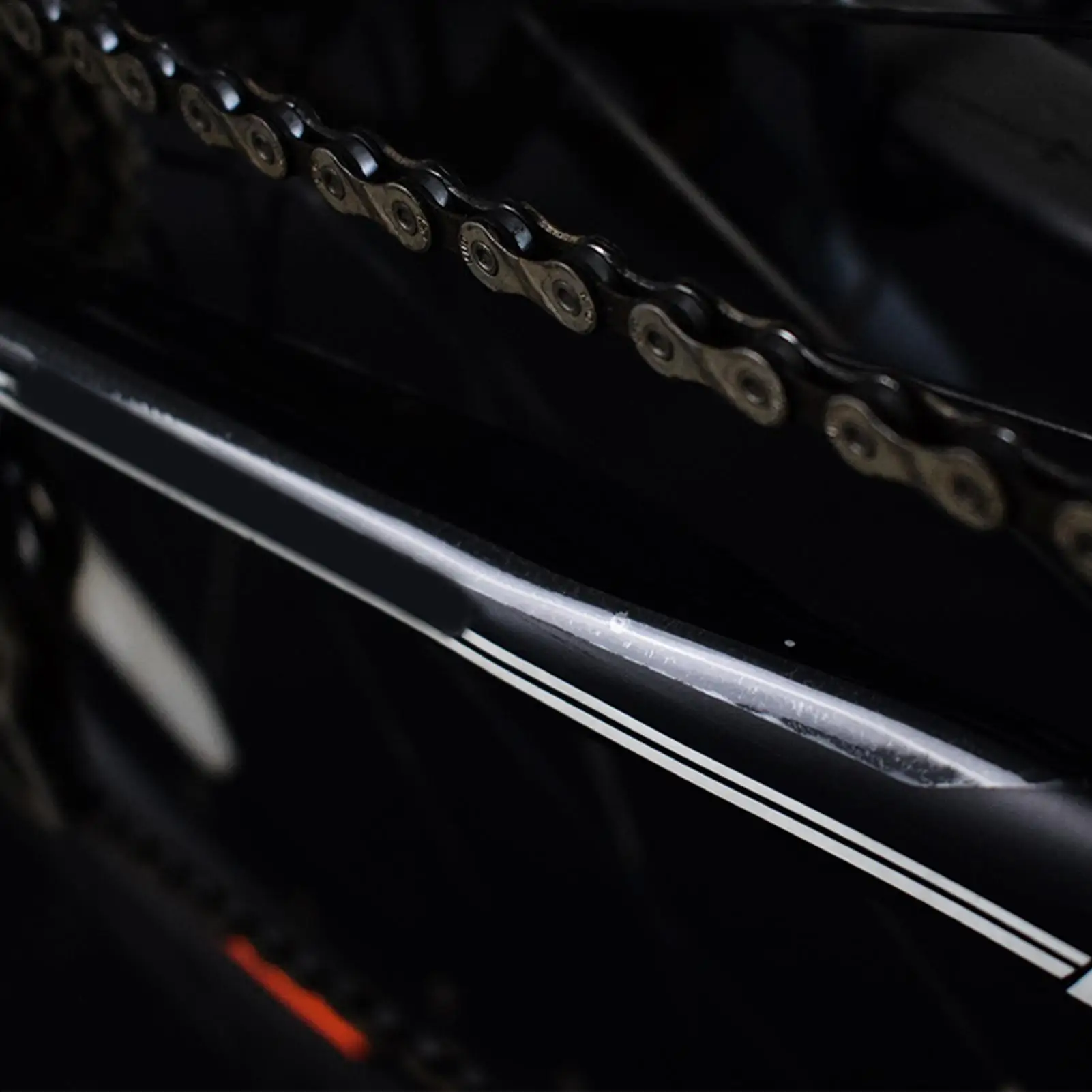 Bicycle Chain Protection Stickers Transparent Bicycle Chainstay Protector Clear Chainstay Frame Guard For Mountain Bikes