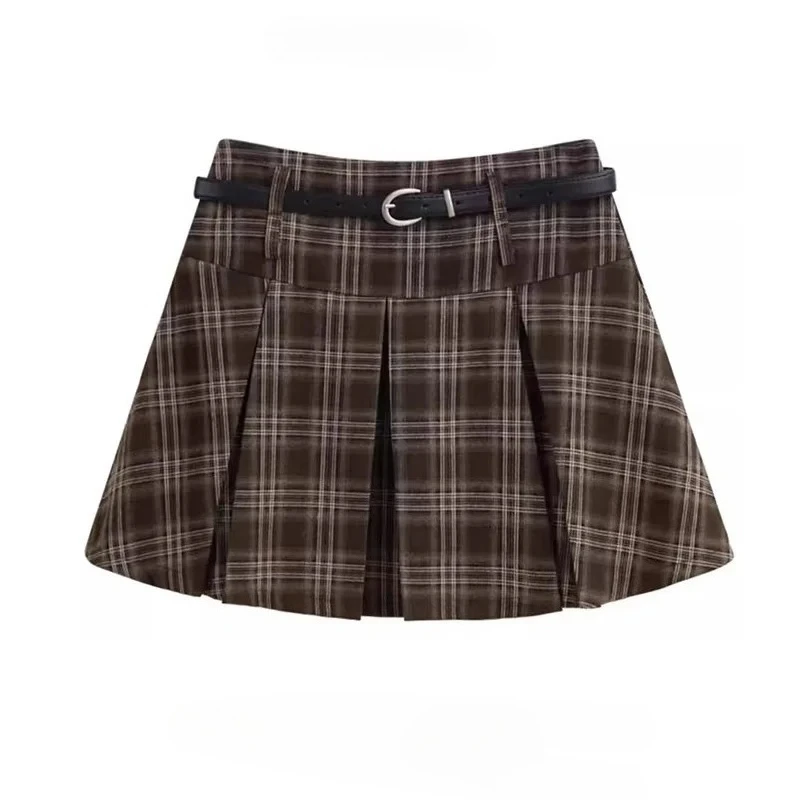 

Skirts Womens Cotton Patchwork Buttoned Skirt for Book Club Literary Prairie Utility Pocket Modern Mature Women Social Office