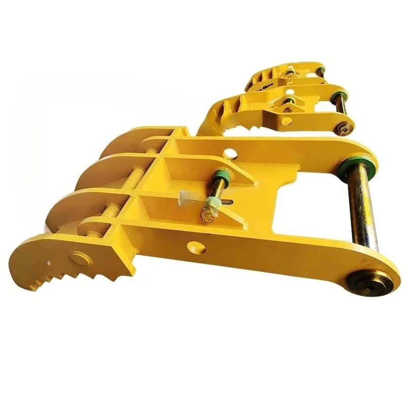 Durable Hydraulic Thumb Grapple Clamp Hitachi EX100-1 Excavator Attachment Grab Demolition Tool
