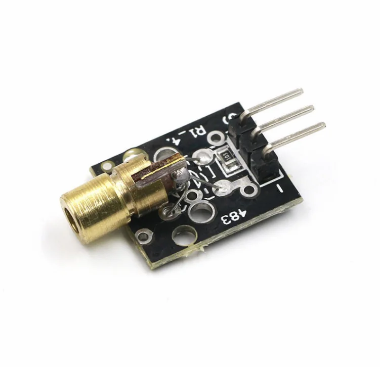 10pcs KY-008 레이저 송신기 + 레이저 수신기 센서 모듈 Arduino AVR 용 비 변조기 튜브 레이저 센서 모듈