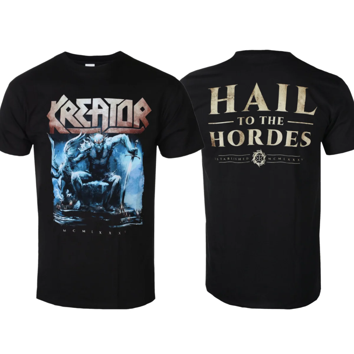 2026 Kreator Satan Witchcraft Printed T-shirt  Thrash Metal Band Style Daily T-shirt  Suitable for Both Men and Women