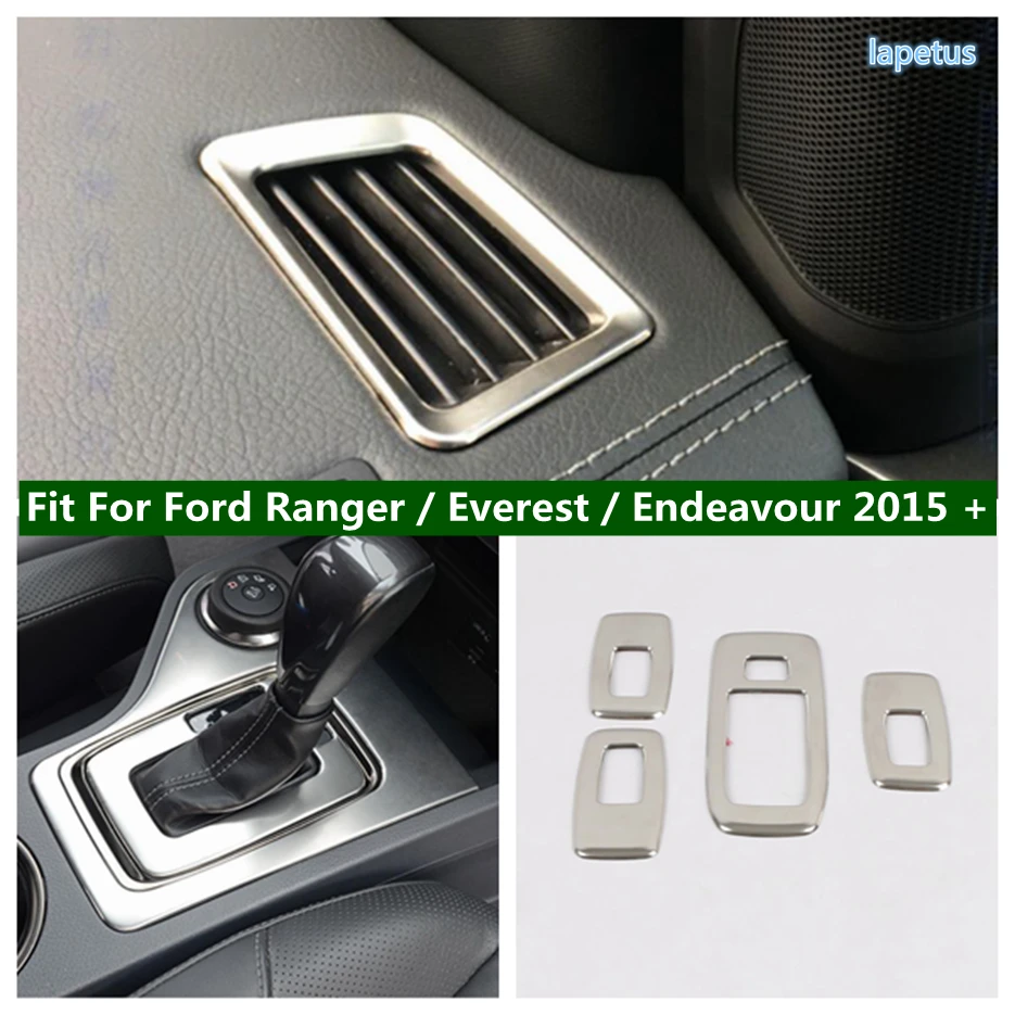 

Gear Shift Box / Window Lift Button / Air Condition Vent AC Outlet Cover Trim For Ford Ranger / Everest / Endeavour 2015 - 2020