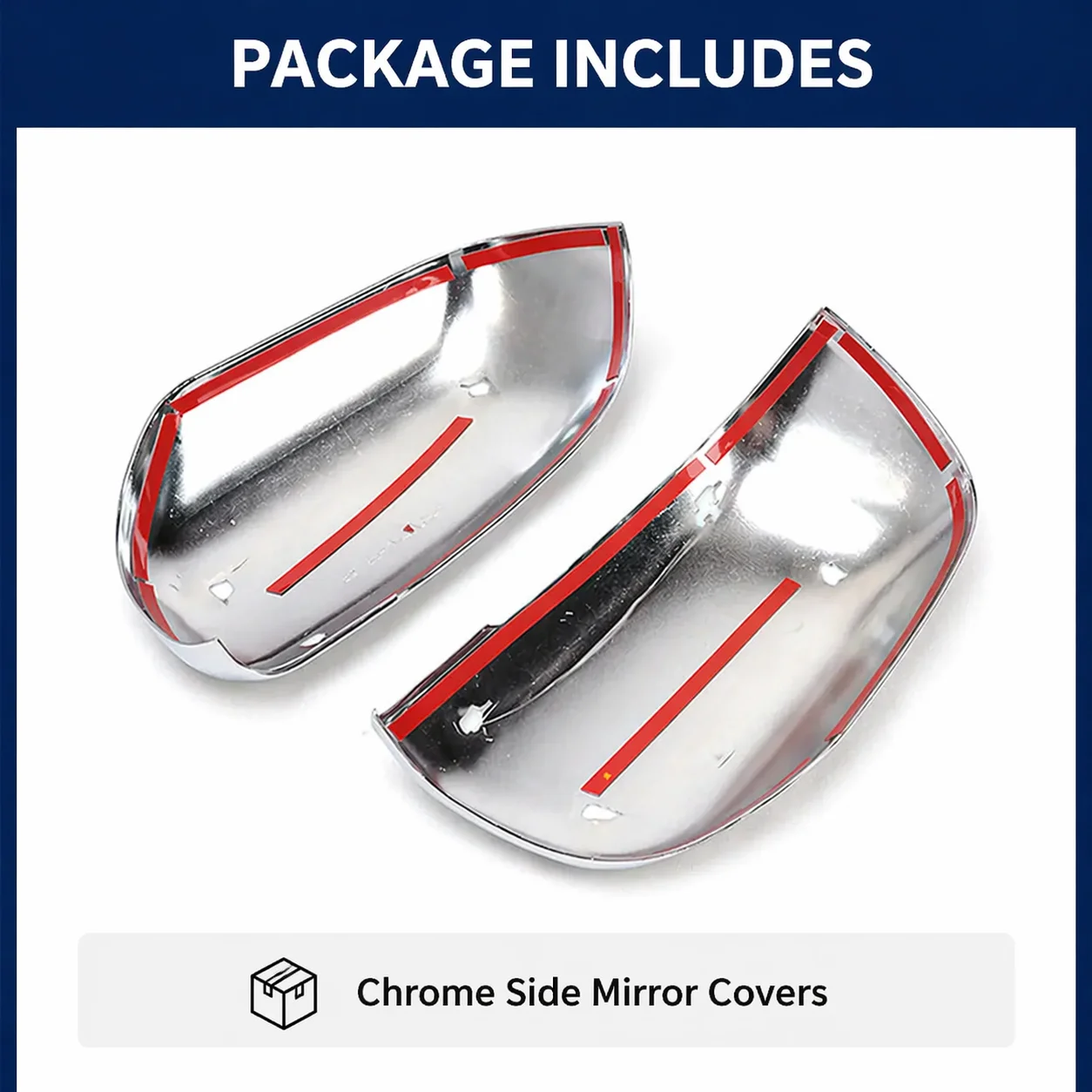 

For Mitsubishi Pajero 2007-2020 Chrome Rear View Side Mirror Cover