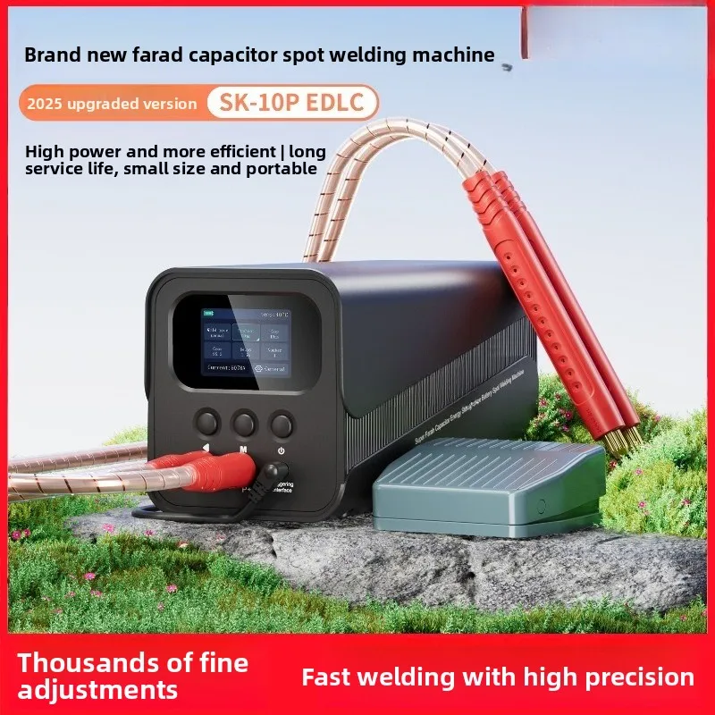 SK-10P 2.0 Inch Color Screen Super Farad Capacitor Spot Welding Machine
