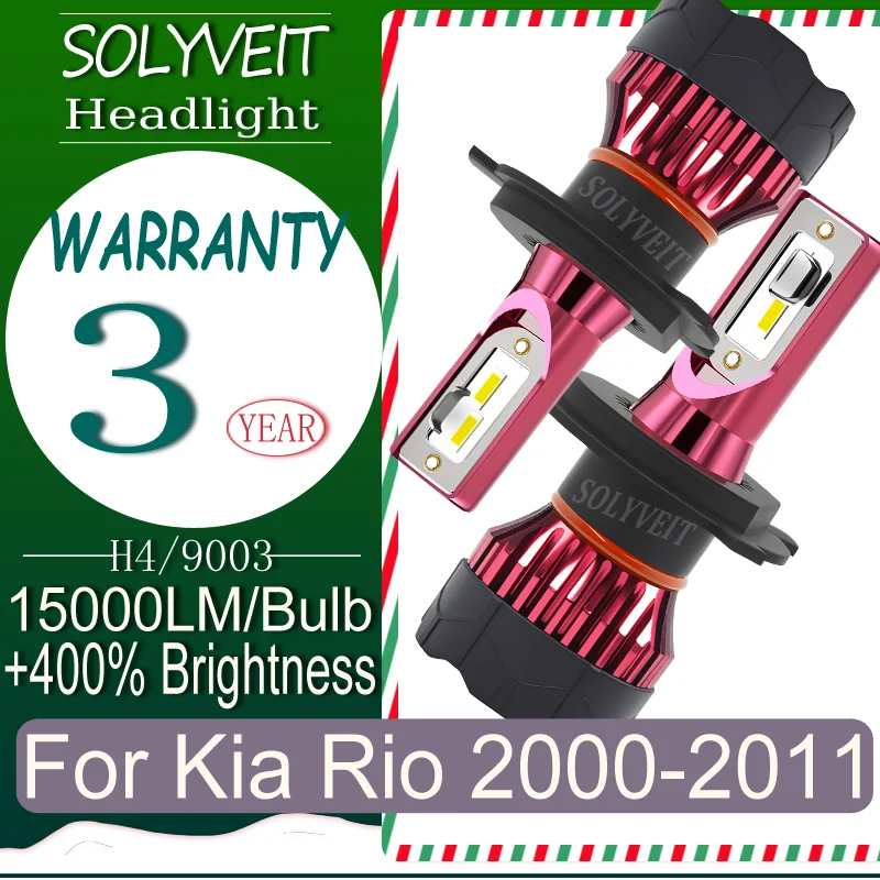 

Instant-On Illuminates More Road Ahead Silent Operation LED HEADLIGHT For Kia Rio 2000 2001 2002 2003 2004 2005 2006 2007-2011