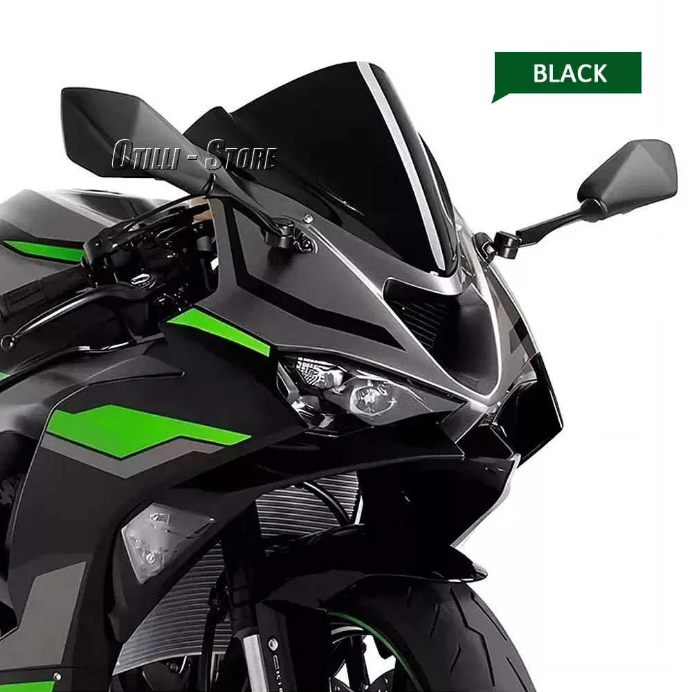 Szyba przednia motocykla deflektor wiatrowy podwójna bańka szyba przeciwwiatrowa dla Kawasaki NINJA ZX6R ZX-6R ZX 6R Ninja 2024 2025