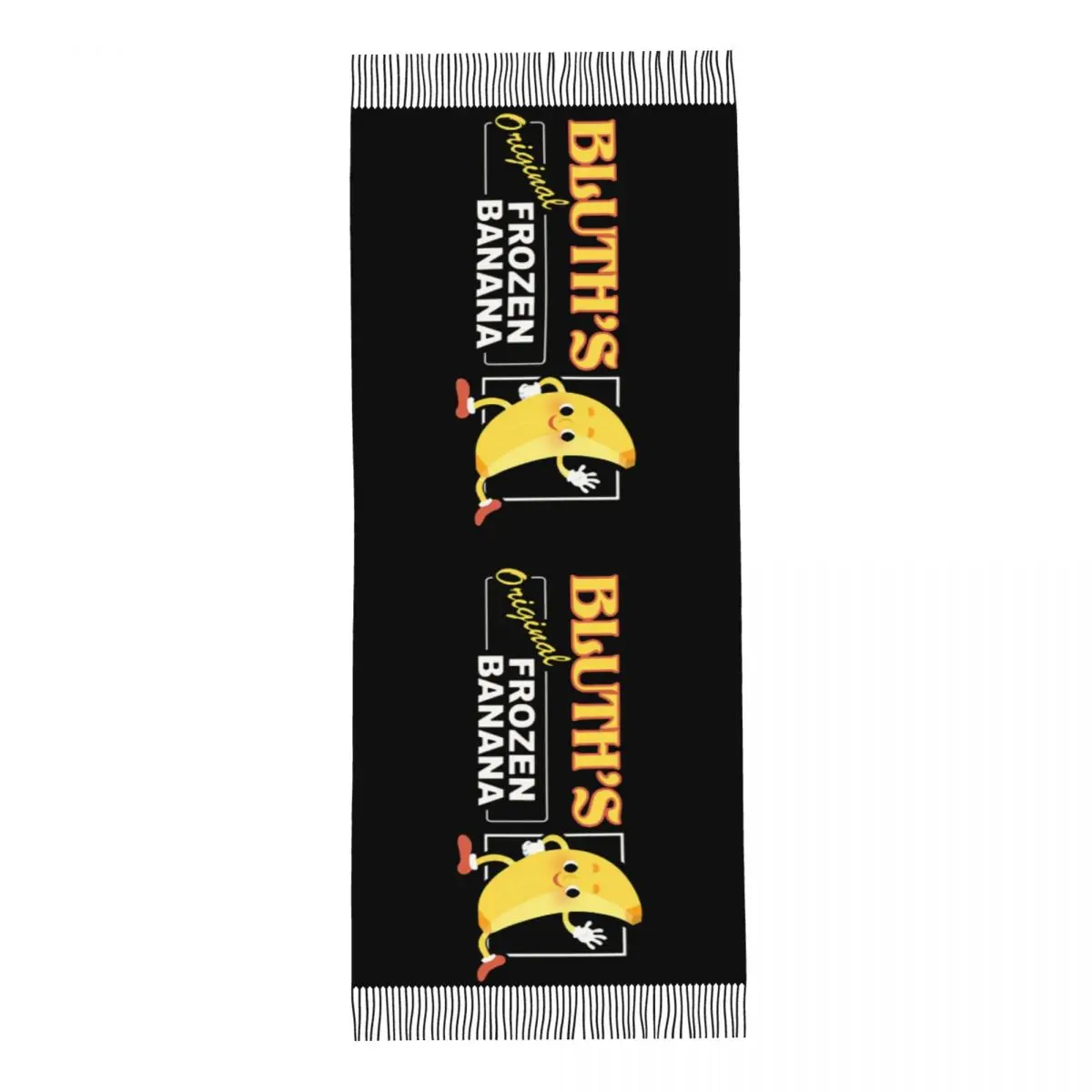 مخصص مطبوعة القبض على التنمية Bluth's المجمدة الموز وشاح النساء الرجال الشتاء الخريف الدافئة الأوشحة شال التفاف #5