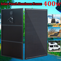 solar panel aluminum frame 400w 320w 300w lightweight photovoltaic panel 12v 24v battery charger for home balcony camper RV boat