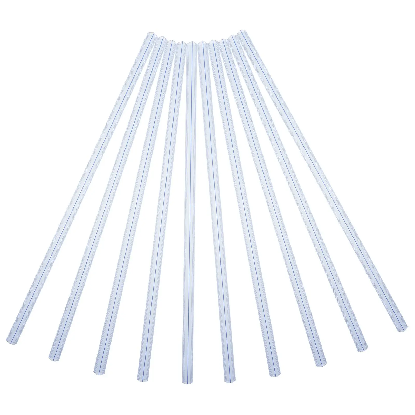 10pcs Transparent Slide Binders A4 Plastic Bookbinding Clips 308mm Pull Rods Stationery Supplies Lightweight Portable