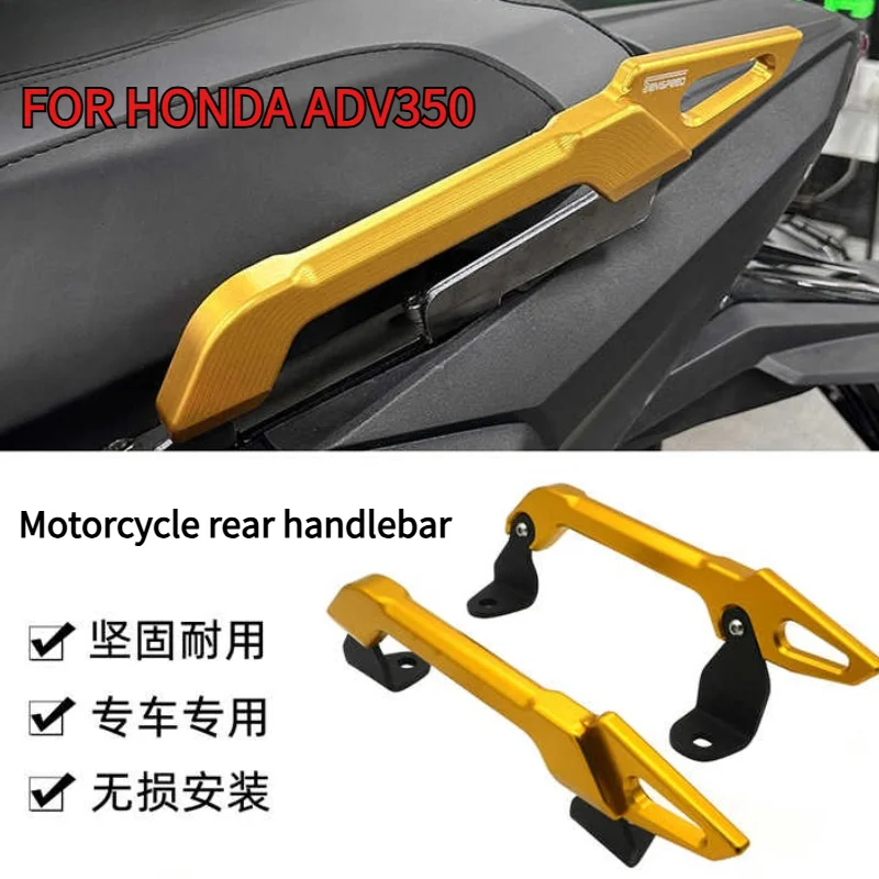 

FOR HONDA ADV350 ADV 350 2025-2026 Accessories Motorcycle CNC Aluminum Rear Passenger Arm Rest Frame Armrest Pillion Set Parts