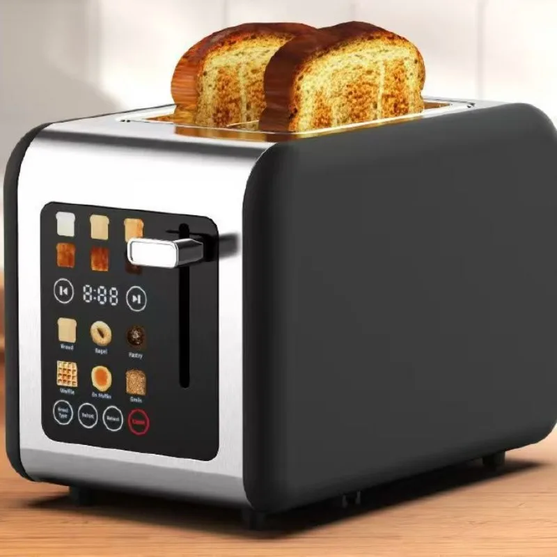 6-in-1 Smart Touch Screen Breakfast Machine Multifunctional Sandwich Machine Household Toast Waffle Machine Toast Driver