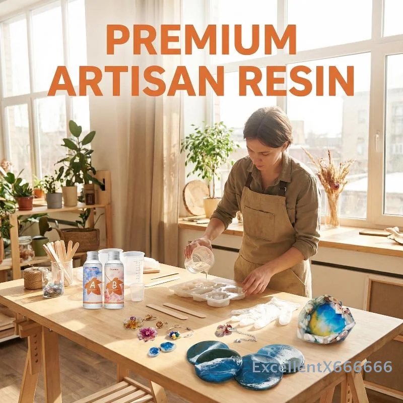 

High Strength Clear Crystal AB Resin Adhesive Quick Curing Drip Glue for Jewelry Making DIY Art Crafts Home Decor